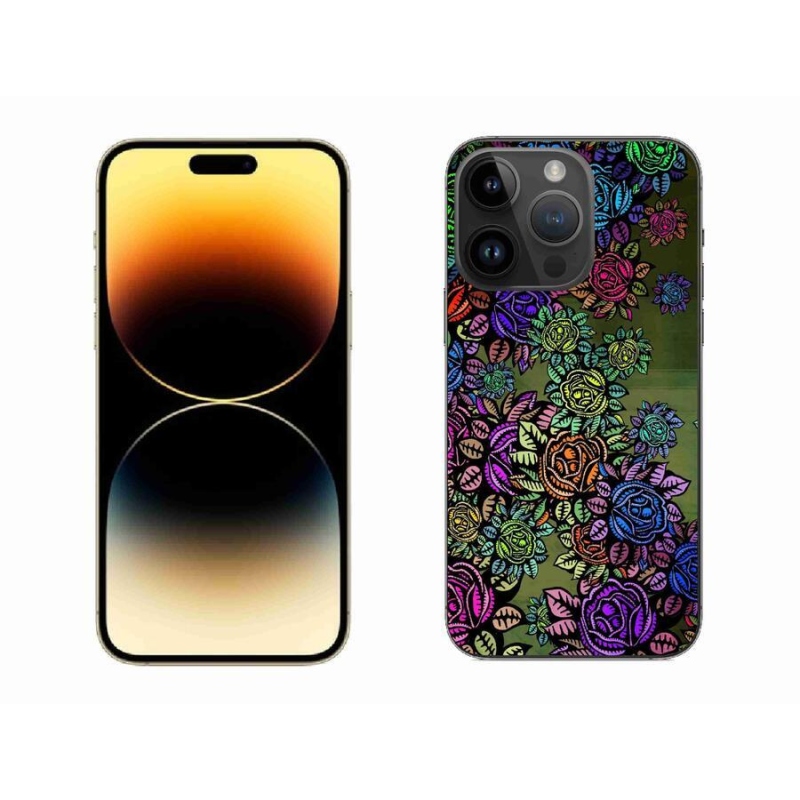 Gél borítás mmCase az iPhone 14 Pro Max 6.7 - virágokhoz 6