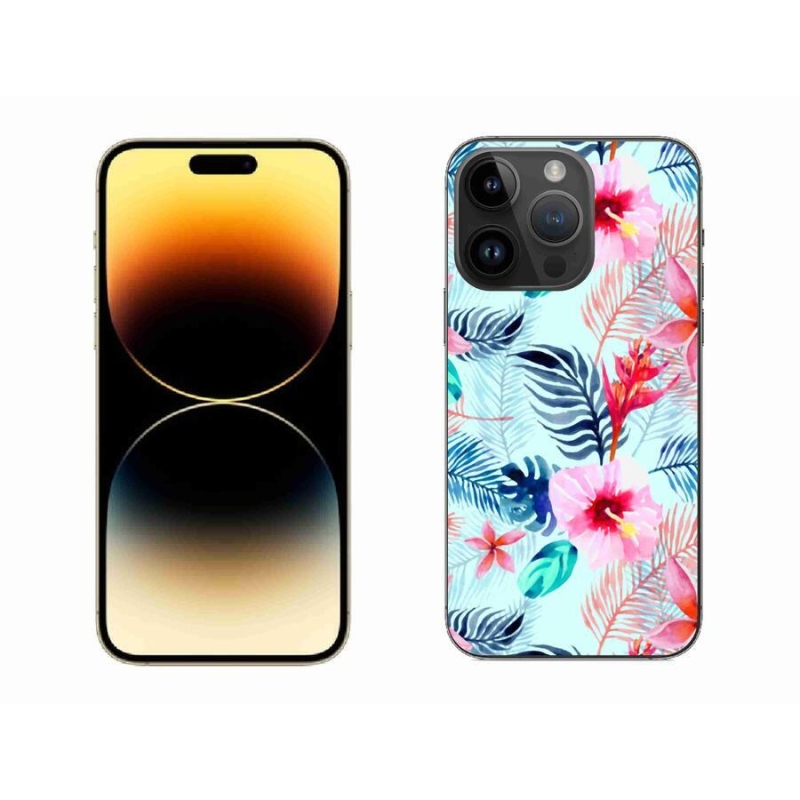 Zselés borítás mmCase iPhone 14 Pro Max 6.7 - virágokhoz