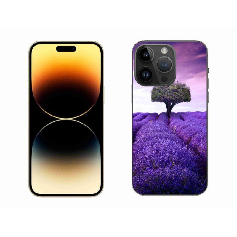 Gél védőhuzat mmCase iPhone 14 Pro Max 6.7 készülékhez - levendula rét