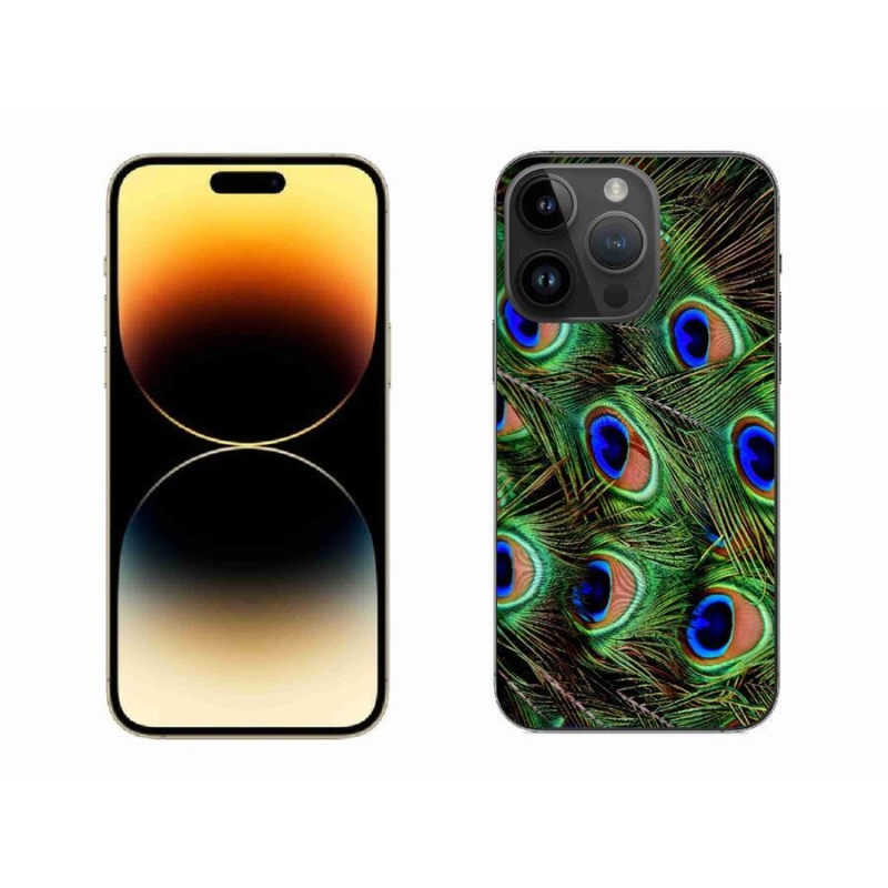 Zselés borítás mmCase iPhone 14 Pro Max 6.7 készülékhez - pávatoll