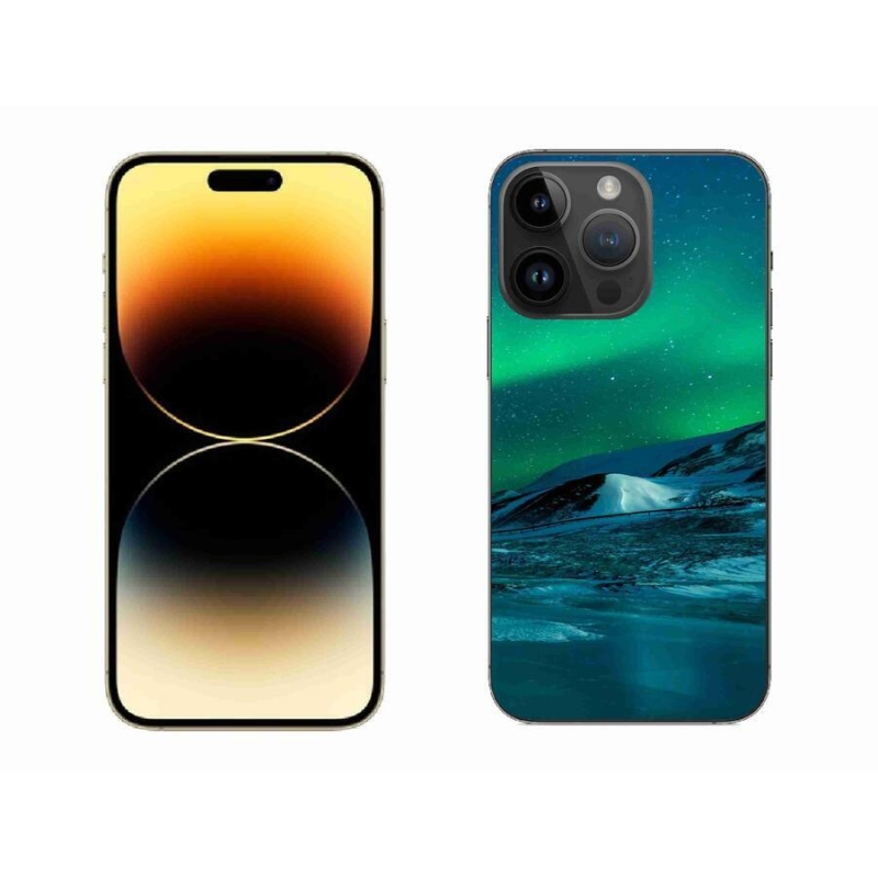 Zselés borítás mmCase iPhone 14 Pro Max 6.7 készülékhez - sarki fény