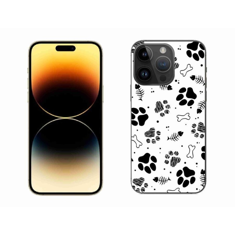 Zselés borítás mmCase iPhone 14 Pro Max 6.7 - kutyamancsok 1