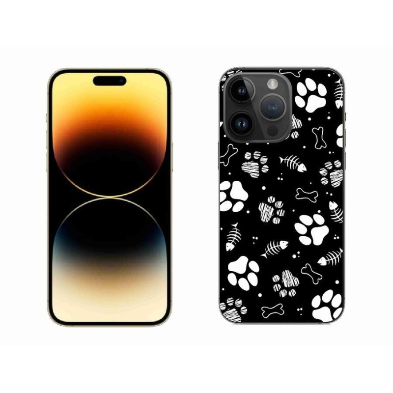 Zselés borítás mmCase iPhone 14 Pro Max 6.7 készülékhez - kutyamancsok