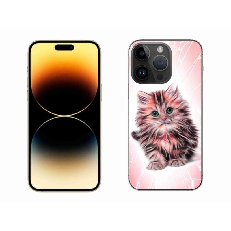 Gél borítás mmCase iPhone 14 Pro Max 6.7 készülékhez - aranyos cica