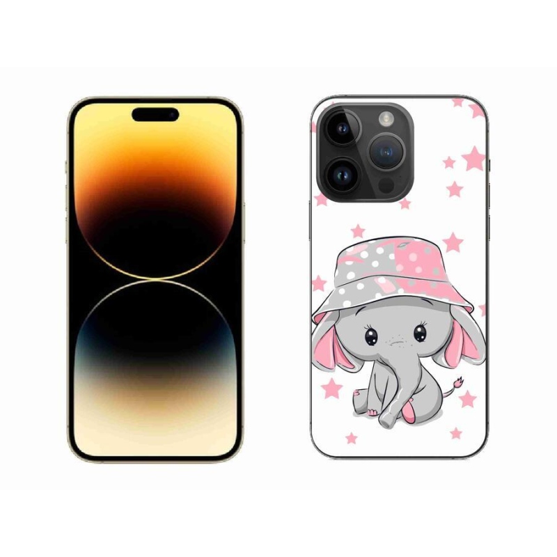 Zselés borítás mmCase iPhone 14 Pro Max 6.7 készülékhez - rózsaszín elefánt