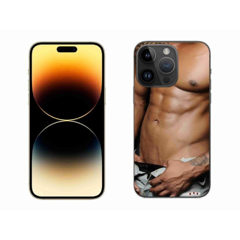 Gél borítás mmCase iPhone 14 Pro Max 6.7 - szexi férfi számára