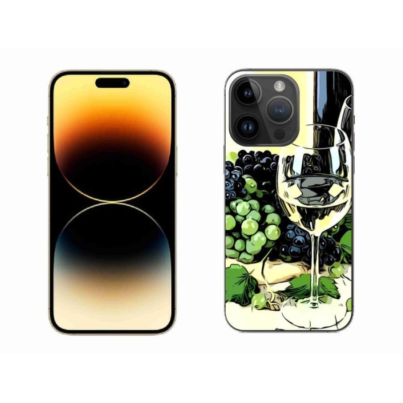 Zselés borítás mmCase iPhone 14 Pro Max 6.7 - pohár borhoz