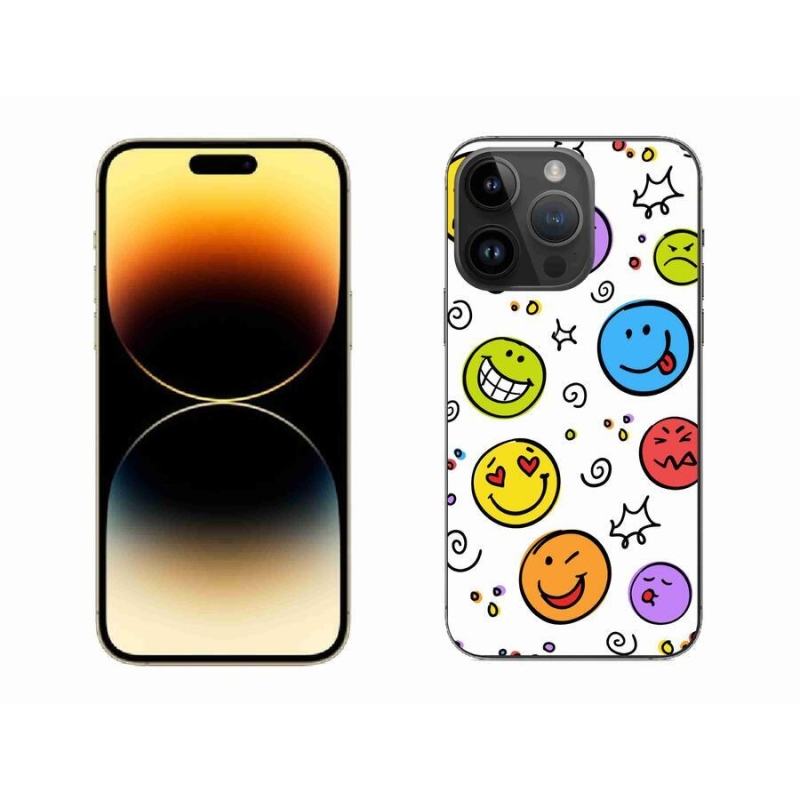 Zselés borítás mmCase iPhone 14 Pro Max 6.7 készülékhez - smiley-k