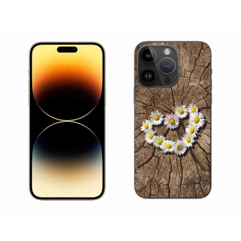 Zselés borítás mmCase iPhone 14 Pro Max 6.7 - Százszorszép szív