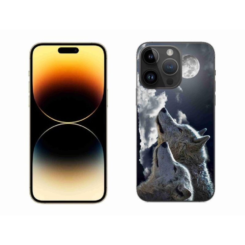 Zselés borítás mmCase iPhone 14 Pro Max 6.7 - farkasok számára