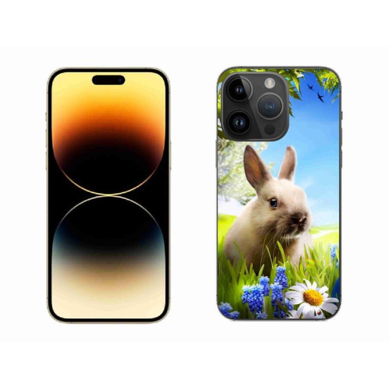 Zselés borítás mmCase iPhone 14 Pro Max 6.7 készülékhez - nyuszi