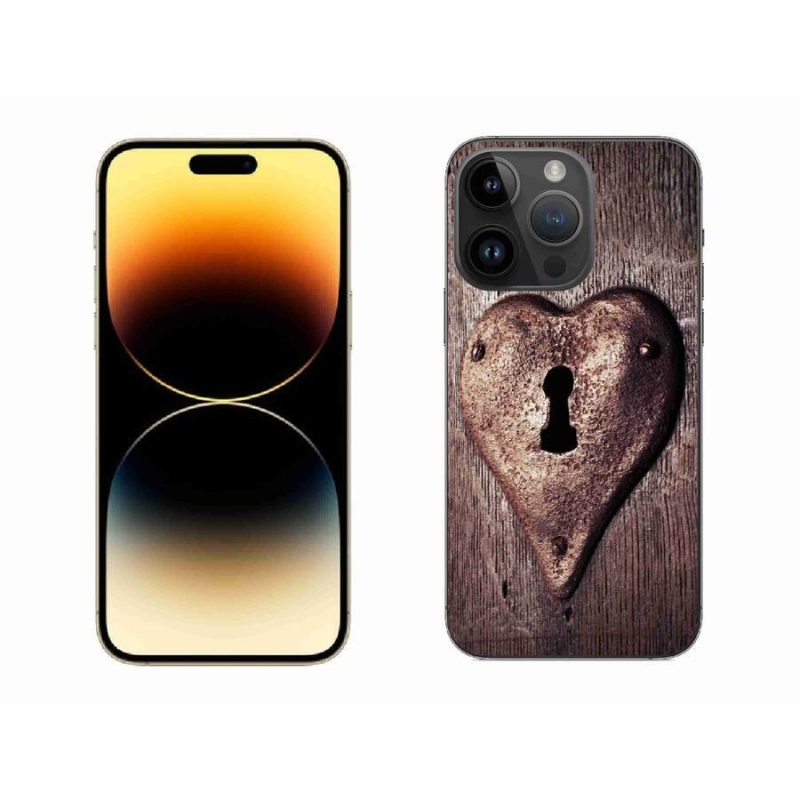 Zselés borítás mmCase iPhone 14 Pro Max 6.7 készülékhez - szív alakú zár