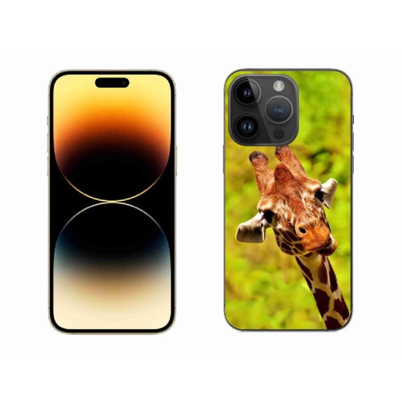 Zselés borítás mmCase iPhone 14 Pro Max 6.7 készülékhez - zsiráf