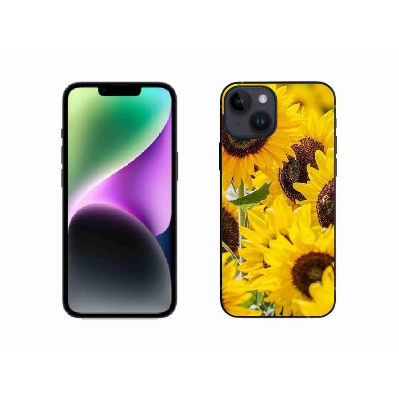 Zselés borítás mmCase iPhone 14 készülékhez - Napraforgó