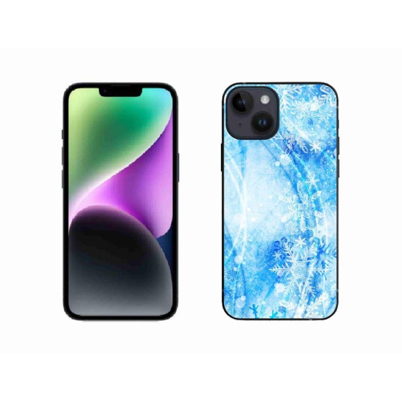 Gél borítás mmCase iPhone 14 készülékhez - hópelyhek
