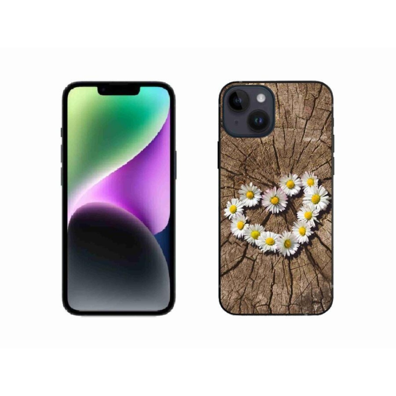 Zselés borítás mmCase iPhone 14 készülékhez - Százszorszépek szíve