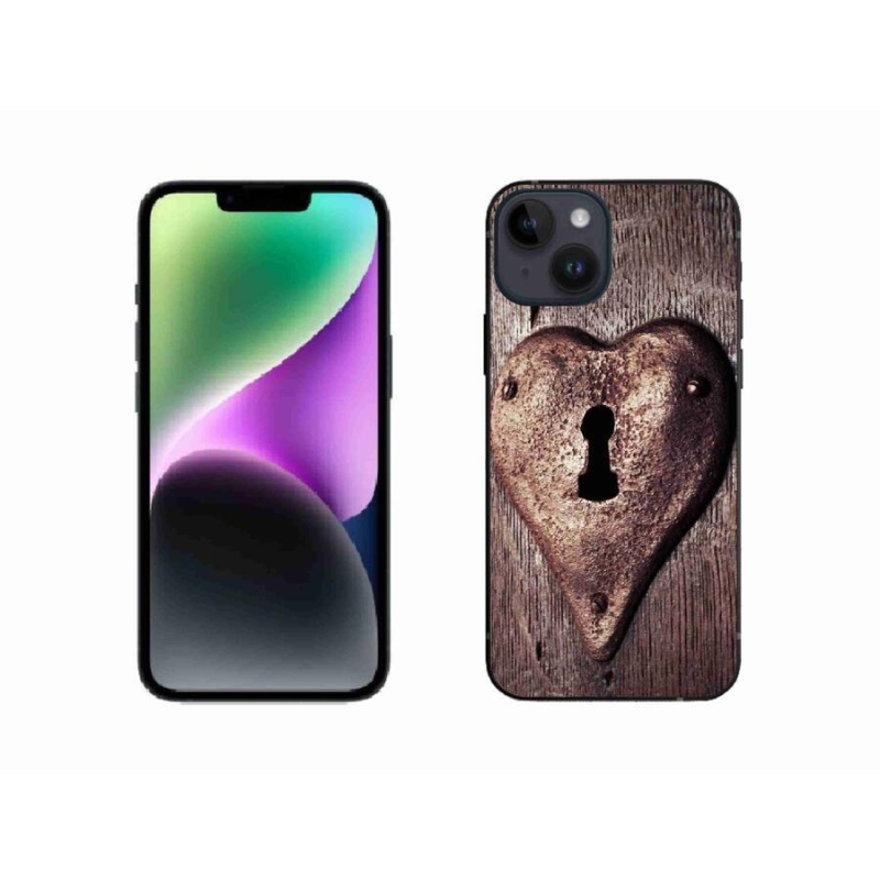 Gél borítás mmCase iPhone 14 készülékhez - szív alakú zár