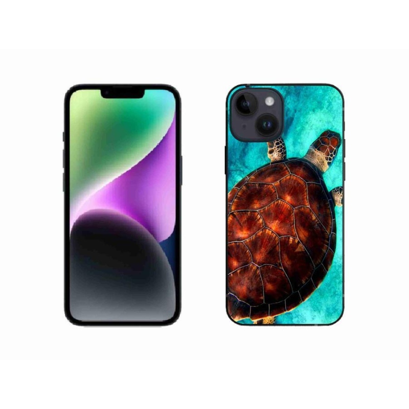 Zselés borítás mmCase iPhone 14 készülékhez - teknősbéka