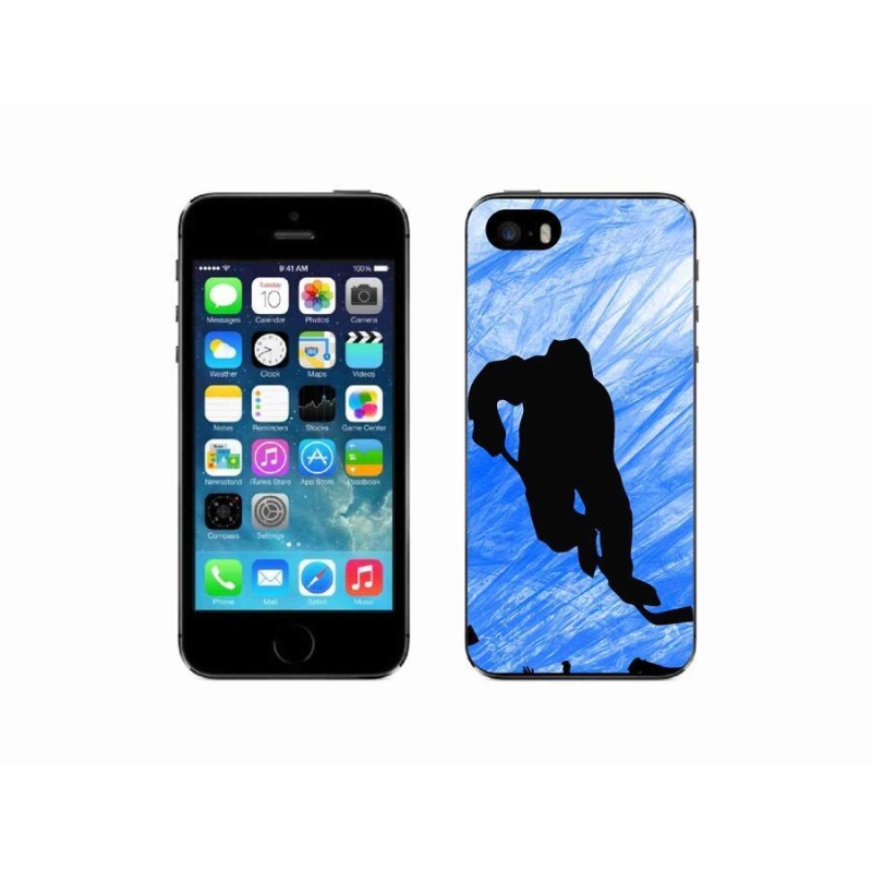Gél borítás mmCase iPhone 5/5s készülékhez - hokijátékos