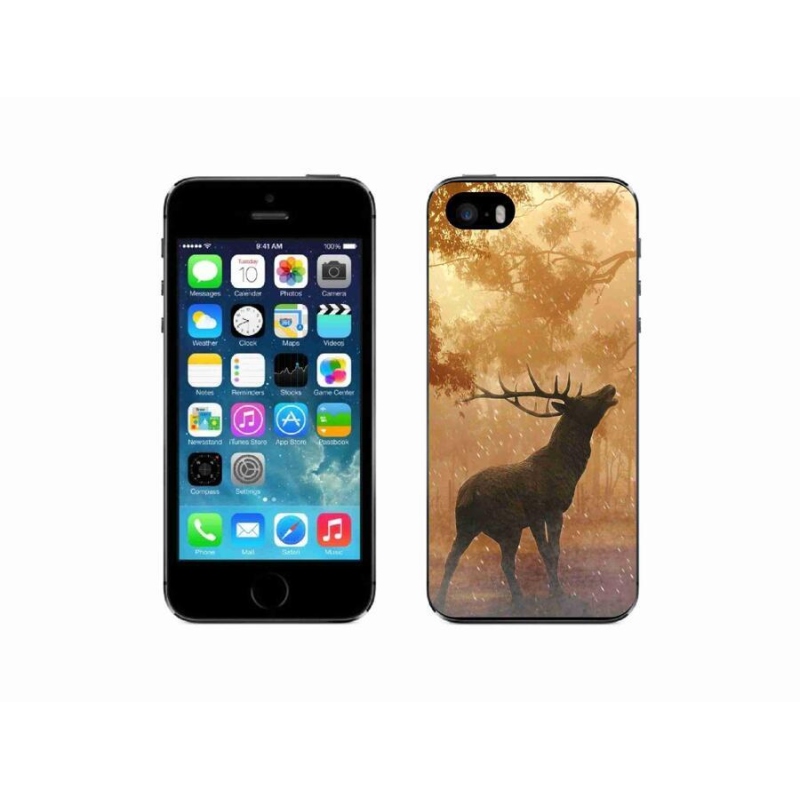 Zselés borítás mmCase iPhone 5/5s készülékhez - szarvas a szarvasbőgésben