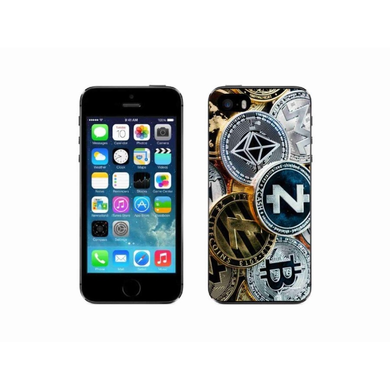 Gél borítás mmCase iPhone 5/5s készülékhez - kriptovaluták