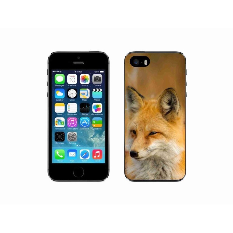 Zselés borítás mmCase iPhone 5/5s készülékhez - róka