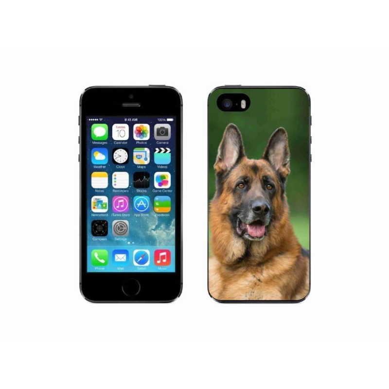 Gél borítás mmCase iPhone 5/5s készülékhez - Német juhászkutya