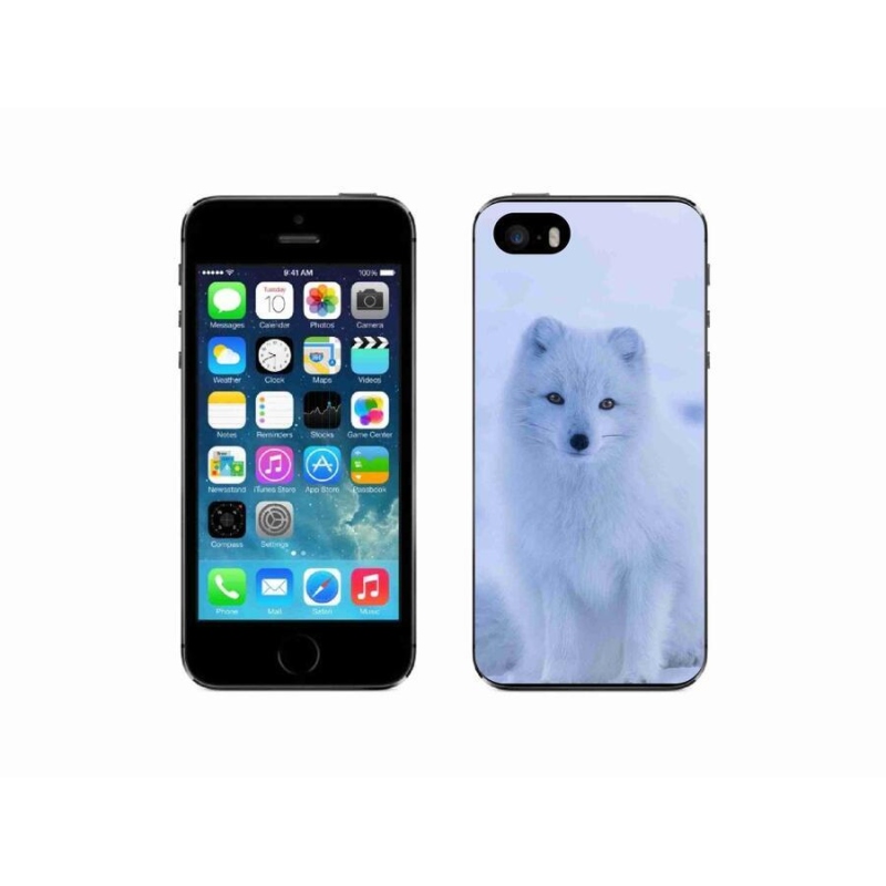 Zselés borítás mmCase iPhone 5/5s készülékhez - polár róka