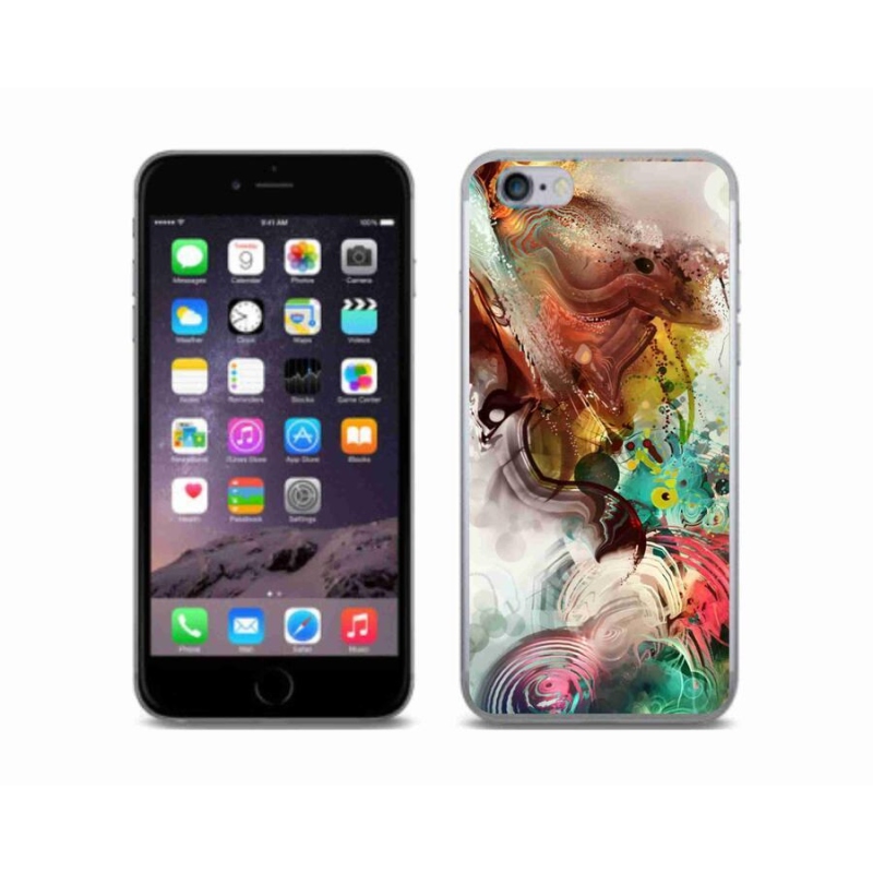 Zselés borítás mmCase iPhone 6/6S készülékhez - absztrakt 1