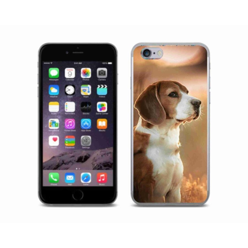 Zselés tok mmCase iPhone 6/6S készülékhez - bézs színű