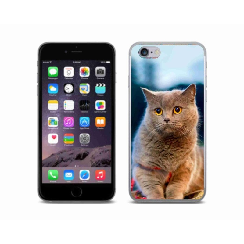 Zselés borítás mmCase iPhone 6/6S készülékhez - brit kék 2