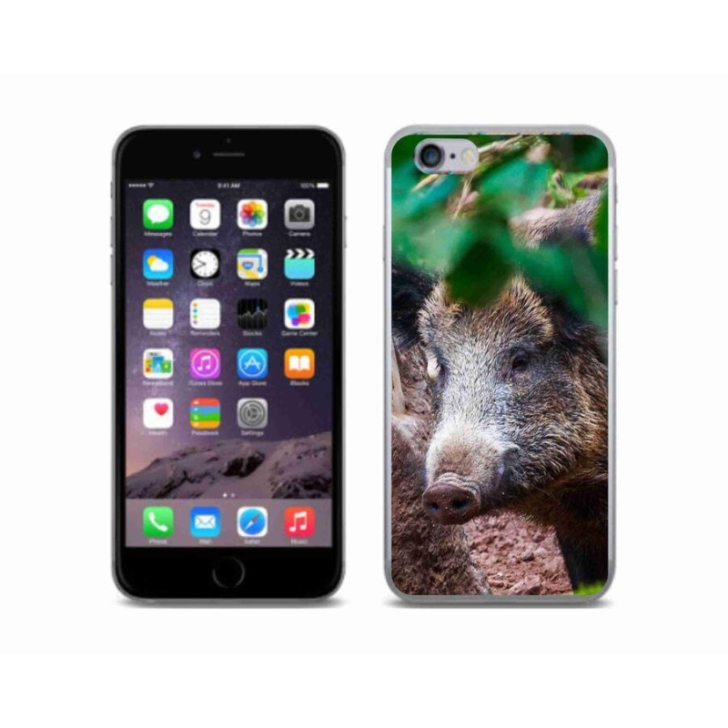 Zselés borítás mmCase iPhone 6/6S készülékhez - vaddisznó