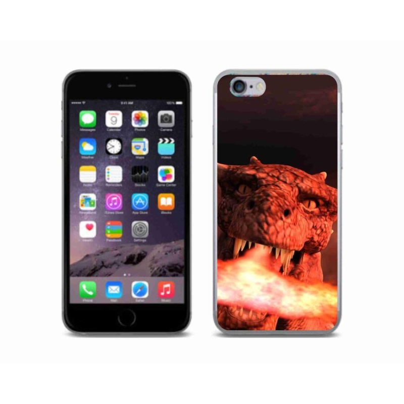 Zselés borítás mmCase iPhone 6/6S készülékhez - sárkány