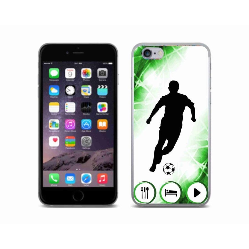 Gél borítás mmCase iPhone 6/6S készülékhez - futballista