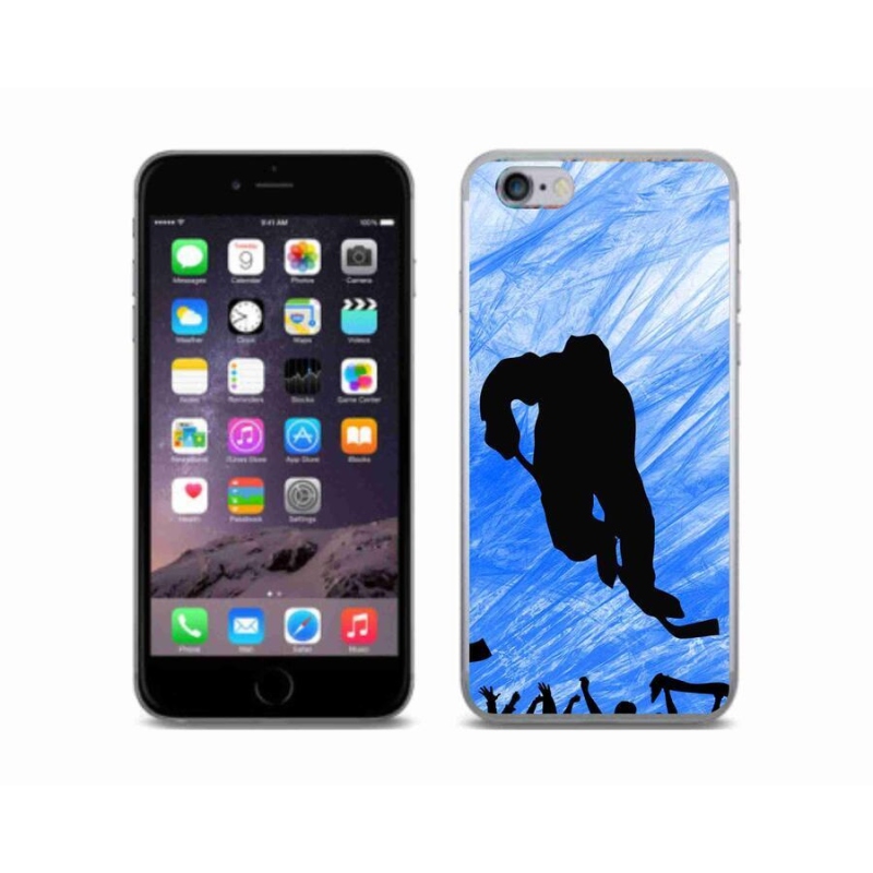 Zselés borítás mmCase iPhone 6/6S készülékhez - hokijátékos