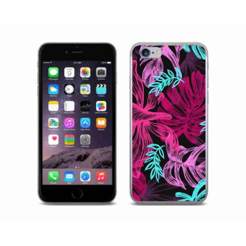 Zselés borítás mmCase iPhone 6/6S készülékhez - virágok 1