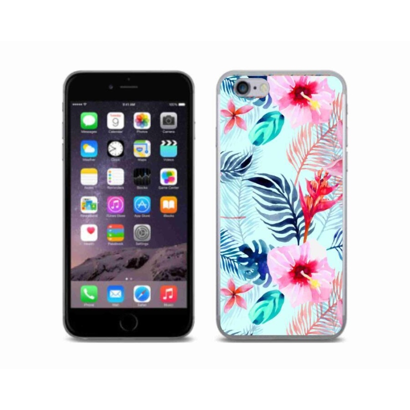 Zselés borítás mmCase iPhone 6/6S készülékhez - virágok