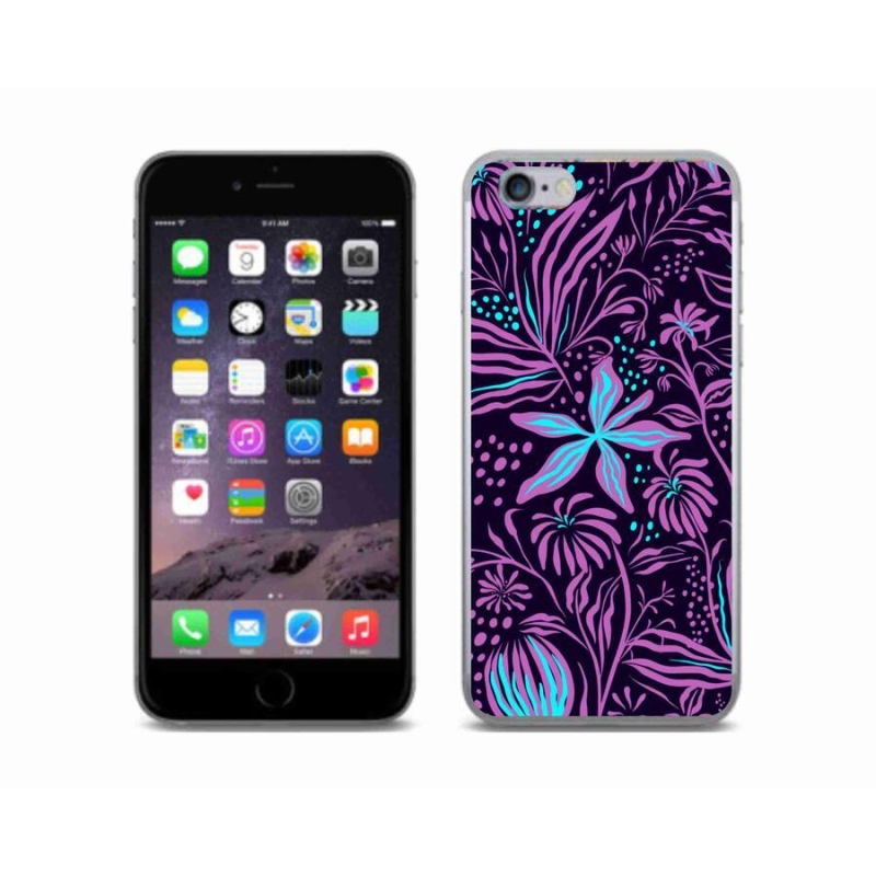 Zselés borítás mmCase iPhone 6/6S készülékhez - virágok 2