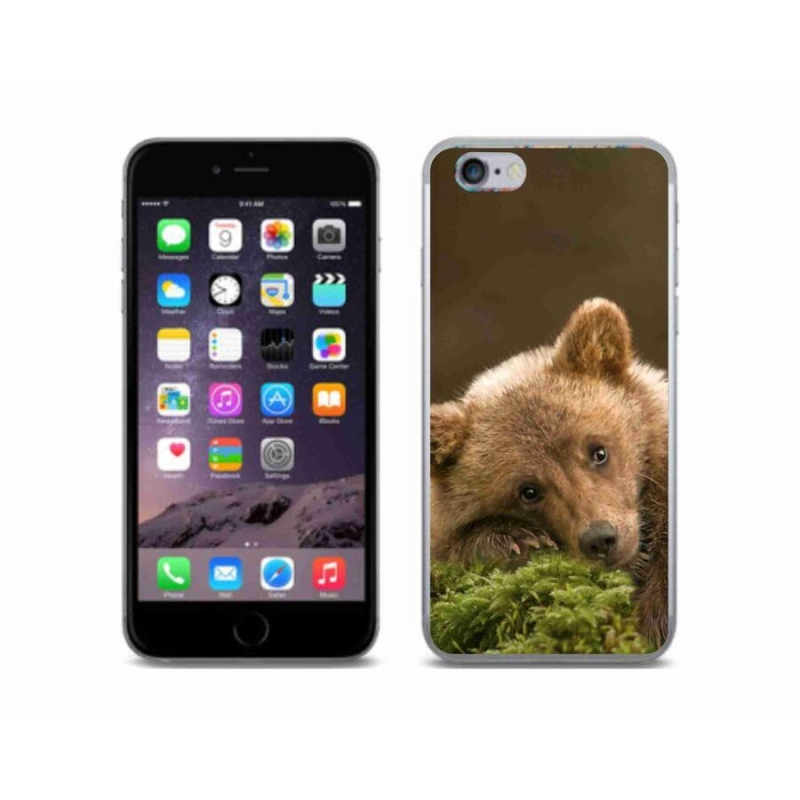 Zselés borítás mmCase iPhone 6/6S készülékhez - medve
