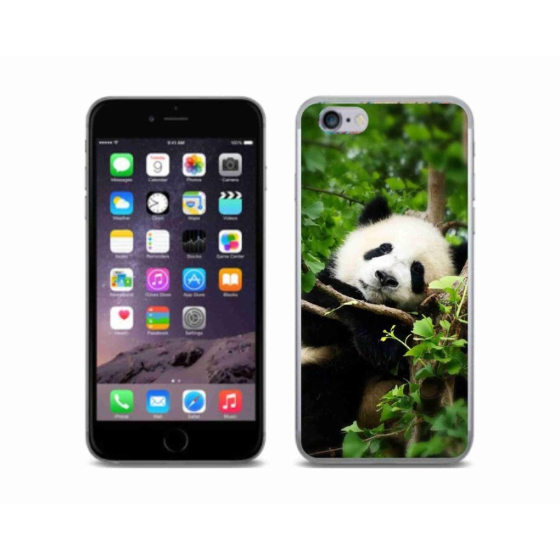 Zselés borítás mmCase iPhone 6/6S készülékhez - panda