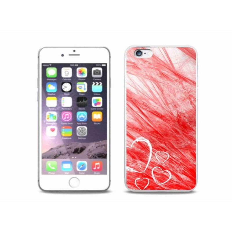 Zselés borítás mmCase iPhone 6/6S Plus készülékhez - szív