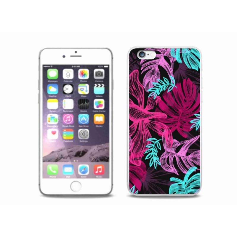 Zselés borítás mmCase iPhone 6/6S Plus készülékhez - virágok 1