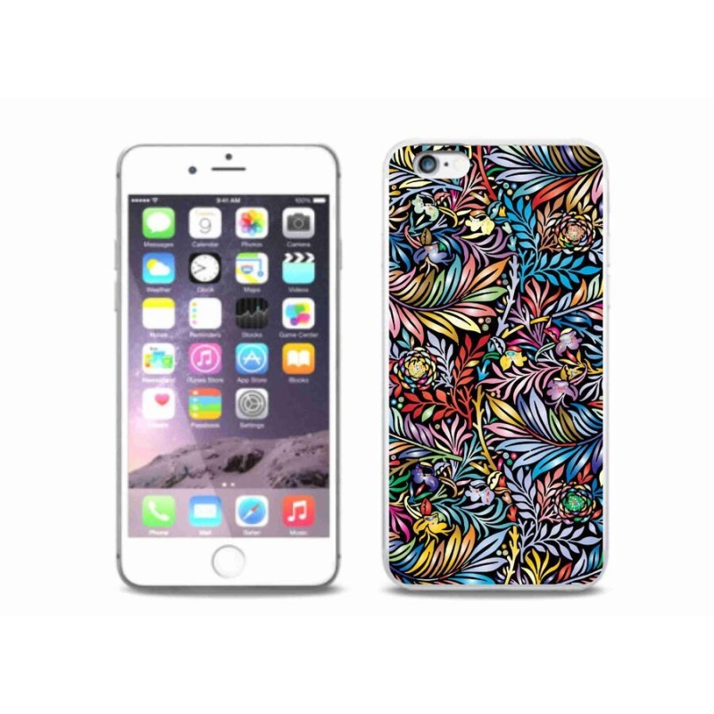 Zselés borítás mmCase iPhone 6/6S Plus készülékhez - virágok 5