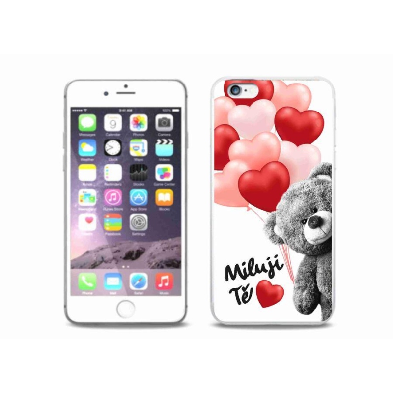 Gél borítás mmCase iPhone 6/6S Plus készülékhez - I love you