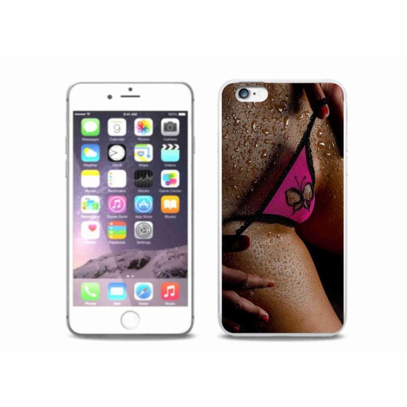 Gél borítás mmCase iPhone 6/6S Plus készülékhez - szexi nő