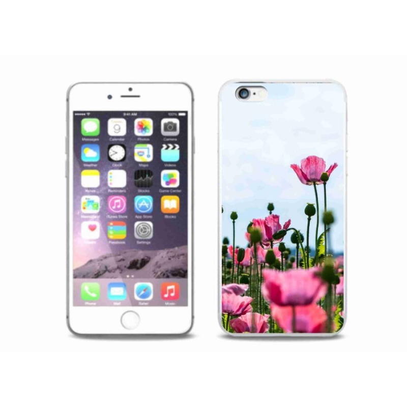 Zselés borítás mmCase iPhone 6/6S Plus készülékhez - mákos színű