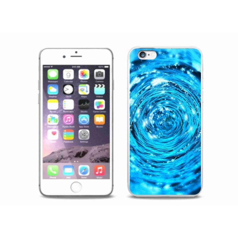 Zselés borítás mmCase iPhone 6/6S Plus készülékhez - water vortex