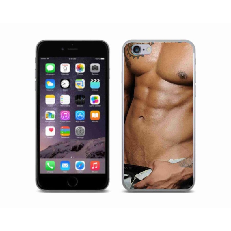Gél borítás mmCase iPhone 6/6S készülékhez - szexi férfi