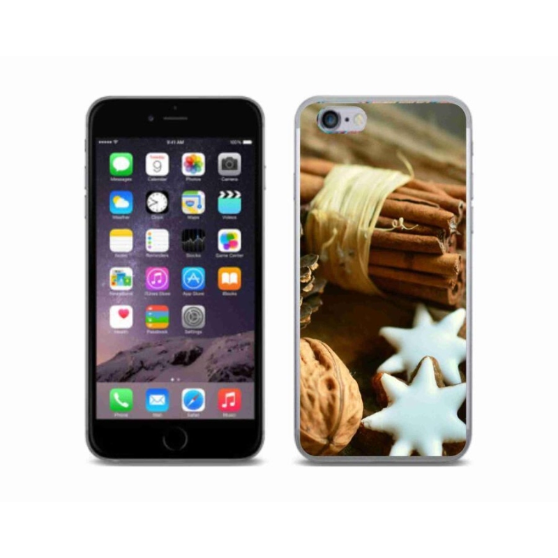 Zselés borítás mmCase iPhone 6/6S készülékhez - fahéj és mézeskalács