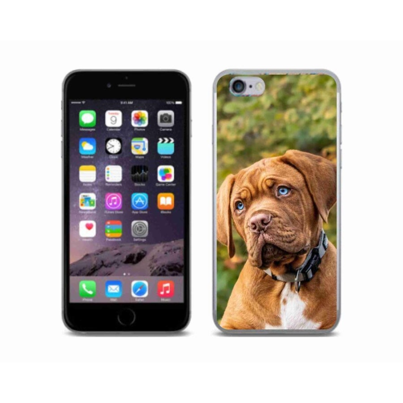 Zselés borítás mmCase iPhone 6/6S készülékhez - kölyökkutyakék